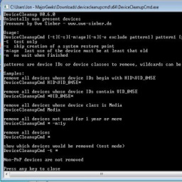 Device Cleanup Cmd